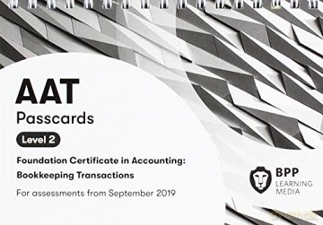 AAT Bookkeeping Transactions: Passcards - BPP Learning Media [KSIĄŻKA]