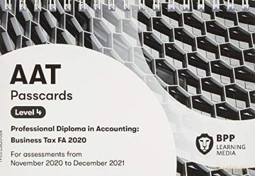 AAT Business Tax FA2020: Passcards - BPP Learning Media [KSIĄŻKA]