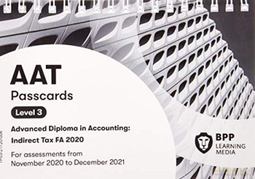 AAT Indirect Tax FA2020: Passcards - BPP Learning Media [KSIĄŻKA]