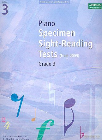 ABRSM Piano Specimen Sight Reading Tests: From 2009 (Grade 3) [KSIĄŻKA]