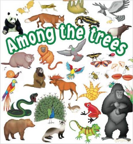 Among the Trees (Lots of Animals) - Rebecca Elliott [KSIĄŻKA]