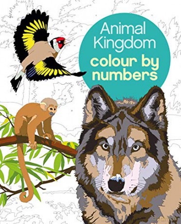 Animal Kingdom Colour by Numbers (Arcturus Colour by Numbers Collection) - Martin Sanders [KSIĄŻKA]