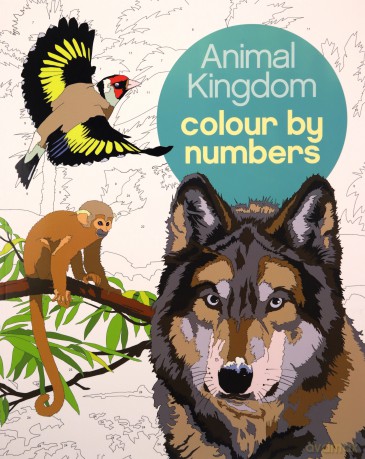 Animal Kingdom Colour by Numbers (Arcturus Colour by Numbers Collection) - Martin Sanders [KSIĄŻKA]