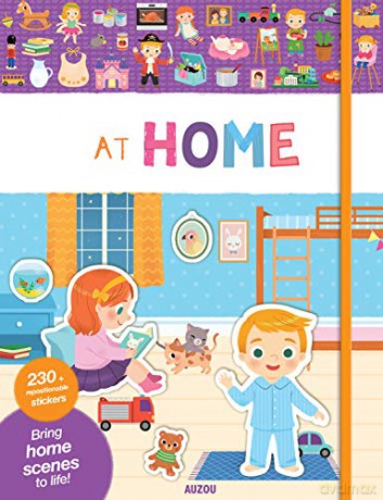 At Home (My Very First Stickers) - Auzou [KSIĄŻKA]