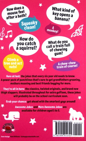 Awesome Jokes That Every 6 Year Old Should Know!: Bucketloads of rib ticklers, tongue twisters and side splitters: 2 - Mat Waugh [KSIĄŻKA]
