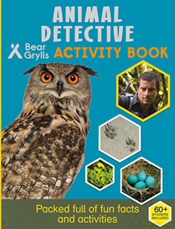 Bear Grylls Sticker Activity: Animal Detective (Bear Grylls Activity) - Bear Grylls [KSIĄŻKA]