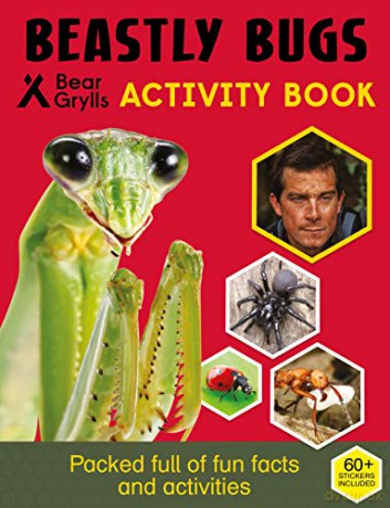 Bear Grylls Sticker Activity: Beastly Bugs (Bear Grylls Activity Books) - Bear Grylls [KSIĄŻKA]