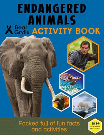 Bear Grylls Sticker Activity: Endangered Animals (Bear Grylls Activity) - Bear Grylls [KSIĄŻKA]