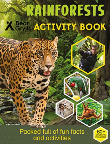 Bear Grylls Sticker Activity: Rainforest - Bear Grylls [KSIĄŻKA]