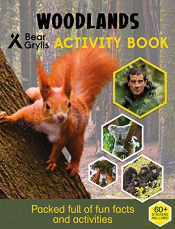 Bear Grylls Sticker Activity: Woodlands - Bear Grylls [KSIĄŻKA]