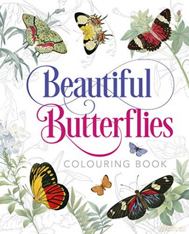 Beautiful Butterflies Colouring Book - Peter Gray [KSIĄŻKA]