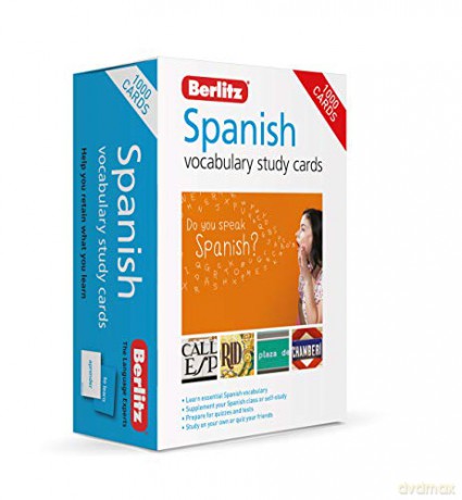 Berlitz Vocabulary Study Cards Spanish Language Flash Cards - Inc. Berlitz International [KSIĄŻKA]