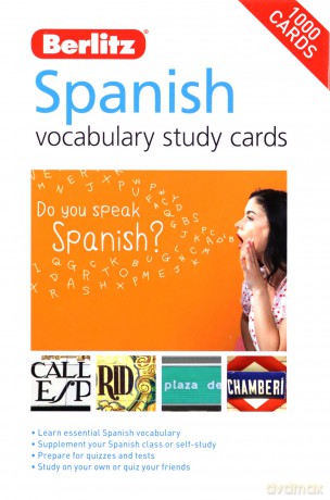 Berlitz Vocabulary Study Cards Spanish Language Flash Cards - Inc. Berlitz International [KSIĄŻKA]