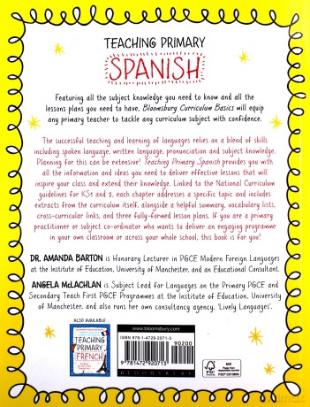Bloomsbury Curriculum Basics: Teaching Primary Spanish - Amanda Barton, Angela McLachlan [KSIĄŻKA]