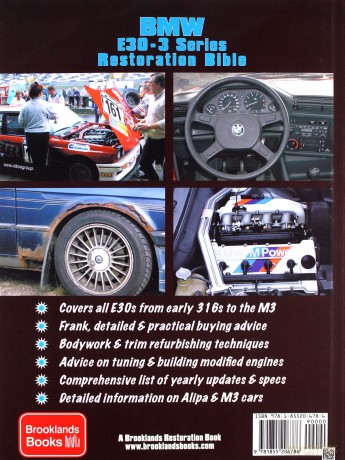 BMW E30 - 3 Series Restoration Bible: A Practical Manual Including Advice on Buying a Good Used Model for Restoration (Brooklands Books) - Andrew Everett [KSIĄŻKA]
