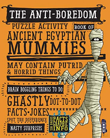 Boredom Buster Puzzle Activity Book of Ancient Egyptian Mummies - David Antram [KSIĄŻKA]