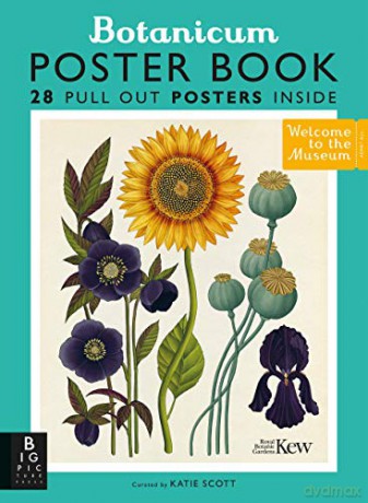 Botanicum Poster Book (Welcome To The Museum) - Professor Katherine Willis [KSIĄŻKA]