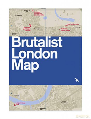 Brutalist London Map - Henrietta Billings [KSIĄŻKA]