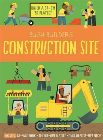 Busy Builders Construction Site - Chris Oxlade [KSIĄŻKA]