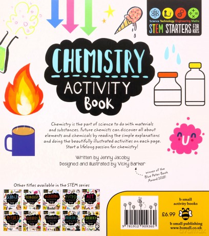 Chemistry Activity Book: Activities About Atoms, Elements and Chemicals! (STEM Starters for Kids) - Jenny Jacoby [KSIĄŻKA]