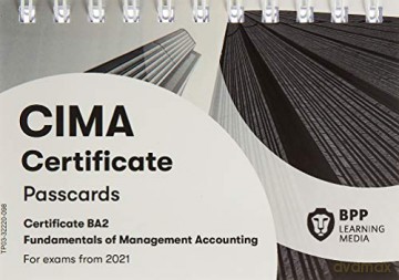 CIMA BA2 Fundamentals of Management Accounting: Passcards - BPP Learning Media [KSIĄŻKA]