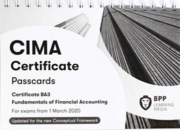 CIMA BA3 Fundamentals of Financial Accounting: Passcards - BPP Learning Media [KSIĄŻKA]