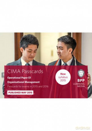 CIMA E1 Organisational Management: Passcards - BPP Learning Media [KSIĄŻKA]