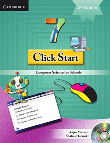 Click Start Level 7 Student's Book with CD-ROM: Computer Science for Schools (CBSE - Computer Science) - Anjna Virmani [KSIĄŻKA]
