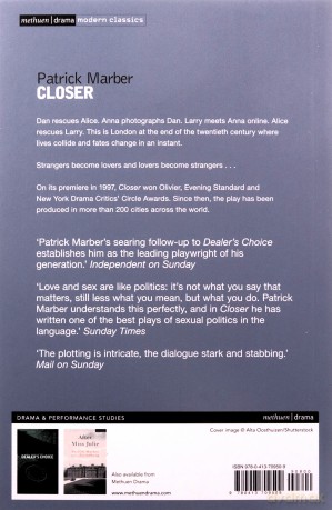 Closer (Methuen Modern Plays) - Patrick Marber [KSIĄŻKA]