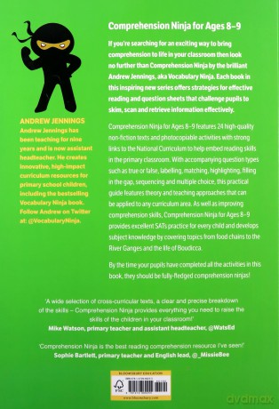Comprehension Ninja for Ages 8-9: Non-Fiction: Comprehension worksheets for Year 4 - Andrew Jennings [KSIĄŻKA]