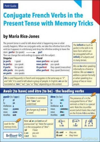 Conjugate French Verbs in the Present Tense with Memory Tricks: A Petit Guide - Maria Rice-Jones [KSIĄŻKA]