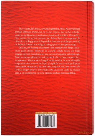 Cronicile Familiei Kane 1 Piramida Rosie (Romanian) - Rick Riordan [KSIĄŻKA]