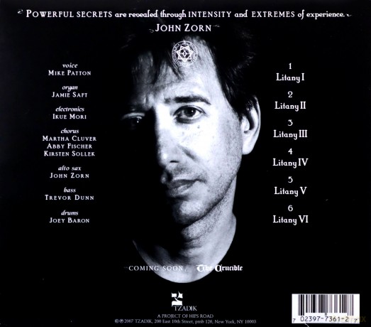 John Zorn, Moonchild Trio: Six Litanies for Heliogabalus [CD]