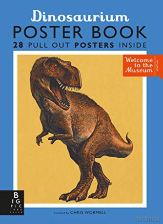 Dinosaurium Poster Book - Chris Wormell [KSIĄŻKA]
