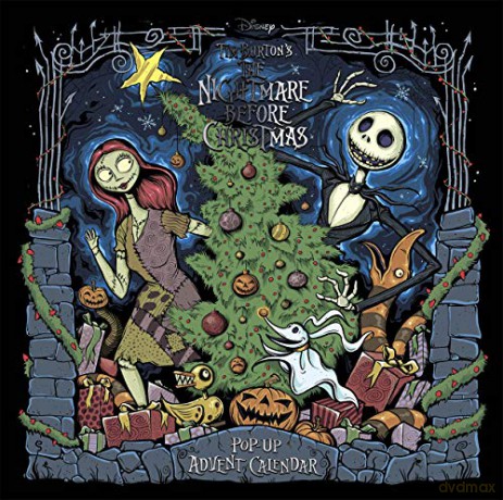 Disney Tim Burton's The Nightmare Before Christmas Pop-Up Book and Kalendarz Adwentowy - Insight Editions [KSIĄŻKA]