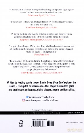 Done Deal: An Insider's Guide to Football Contracts, Multi-Million Pound Transfers and Premier League Big Business - Daniel Geey [KSIĄŻKA]