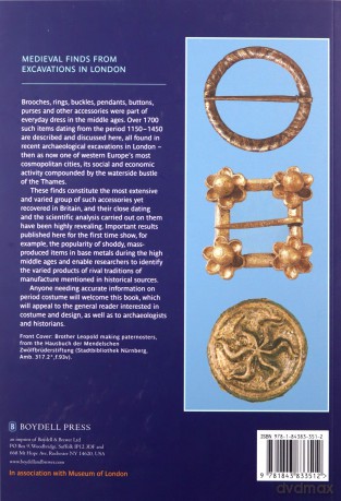 Dress Accessories, c. 1150- c. 1450 (3) (Medieval Finds from Excavations in London) - Geoff Egan [KSIĄŻKA]