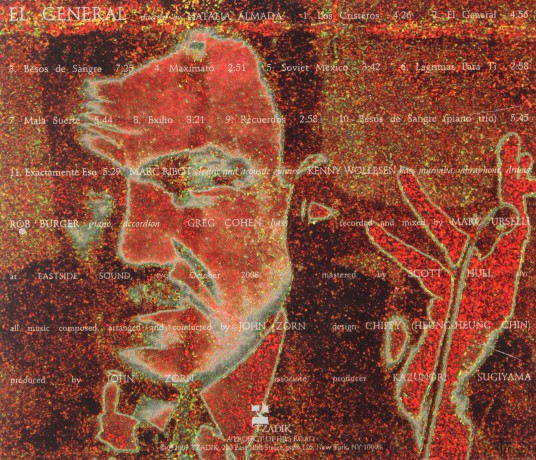 John Zorn: John Zorn: Filmworks XXIII: el General [CD]
