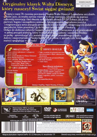 Pinokio wydanie specjalne (Disney) [2DVD]