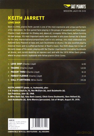 Keith Jarrett: Love Ship [DVD]
