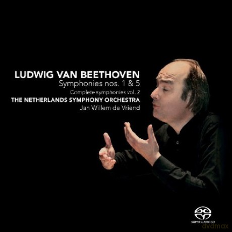 Netherlands Symphony Orchestra, Jan Willem de Vriend: Ludwig van Beethoven: Symphonies nos. 1 & 5 (Complete symphonies vol.2) (Hybrid) [SACD]