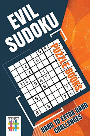 Evil Sudoku Puzzle Books | Hard to Extra Hard Challenges - Senor Sudoku [KSIĄŻKA]