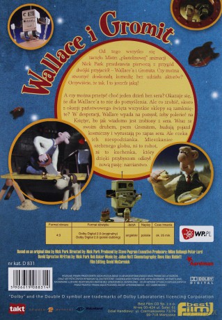 Wallace i Gromit: Podróż na Księżyc [DVD]