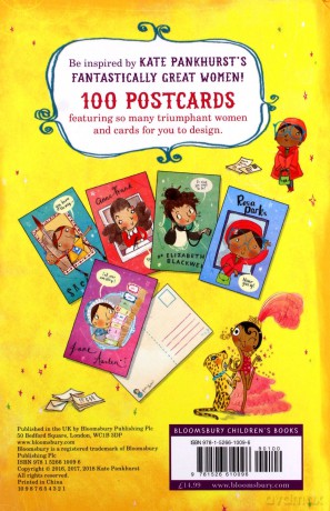 Fantastically Great Women 100 Postcards - Kate Pankhurst [KSIĄŻKA]