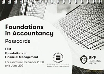FIA Foundations in Financial Management FFM: Passcards - BPP Learning Media [KSIĄŻKA]