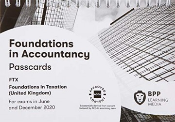 FIA Foundations in Taxation FTX FA2019: Passcards - BPP Learning Media [KSIĄŻKA]