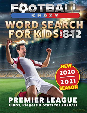 Football Word Search For Kids: Premier League 2020/2021. Football Crazy Age 8-12. - Creative Kids Studio [KSIĄŻKA]