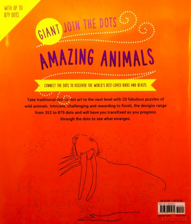 Giant Join the Dots: Amazing Animals: Connect the Dots to Reveal the World's Best-Loved Birds and Beasts - Jeni Child [KSIĄŻKA]