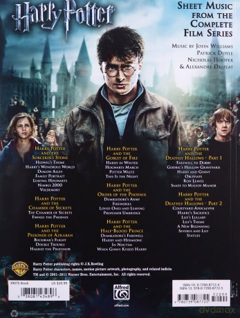 Harry Potter -- Sheet Music from the Complete Film Series: Easy Piano (Harry Potter Sheet Mucic) - John Williams [KSIĄŻKA]