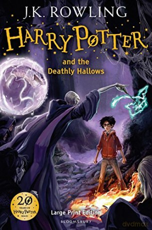 Harry Potter and the Deathly Hallows (Harry Potter 7 Large Print) - J.K. Rowling [KSIĄŻKA]